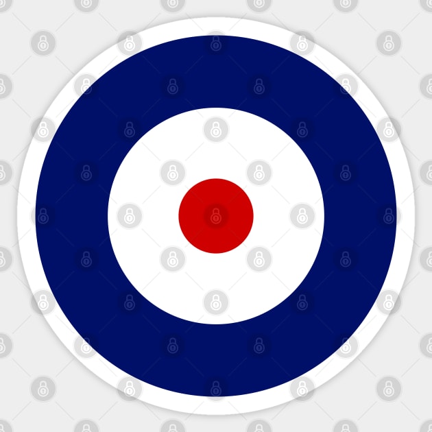 RAF Roundel Type A (between wars) Sticker by Lyvershop